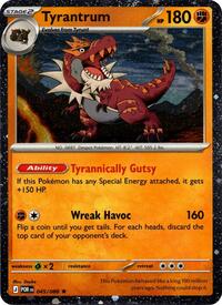 Tyrantrum - 045/088 (Cosmos Holo) #045/088 from Blister Exclusives Pokemon card image