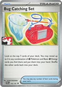 Bug Catching Set - 143/167 (Left Stamp) #143/167 from Prize Pack Series Cards Pokemon card image