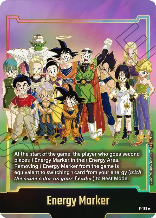 Energy Marker (E-157) (Gold) - Fusion World Energy Markers