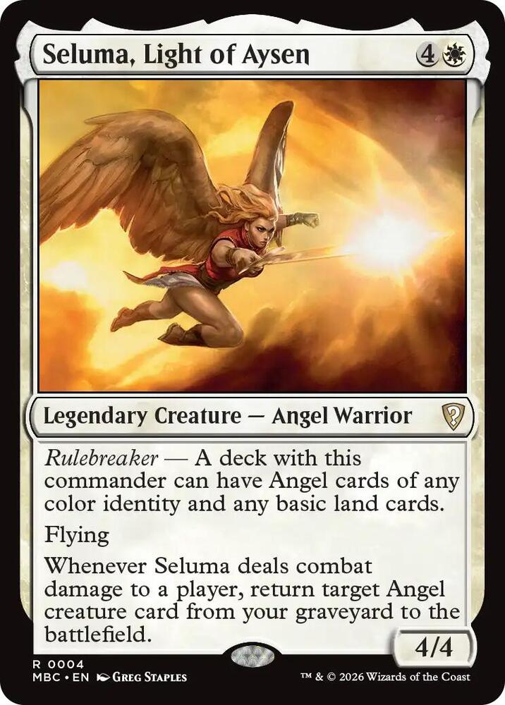 Seluma, Light of Aysen, Mystery Booster Commander Edition card number 4