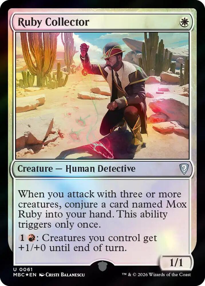 Ruby Collector, Mystery Booster Commander Edition card number 61