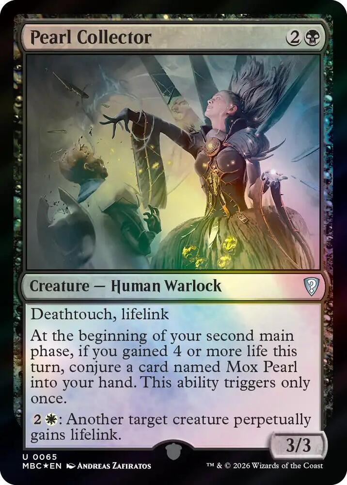 Pearl Collector, Mystery Booster Commander Edition card number 65