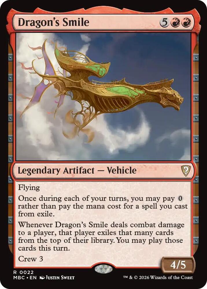 Dragon's Smile, Mystery Booster Commander Edition card number 22