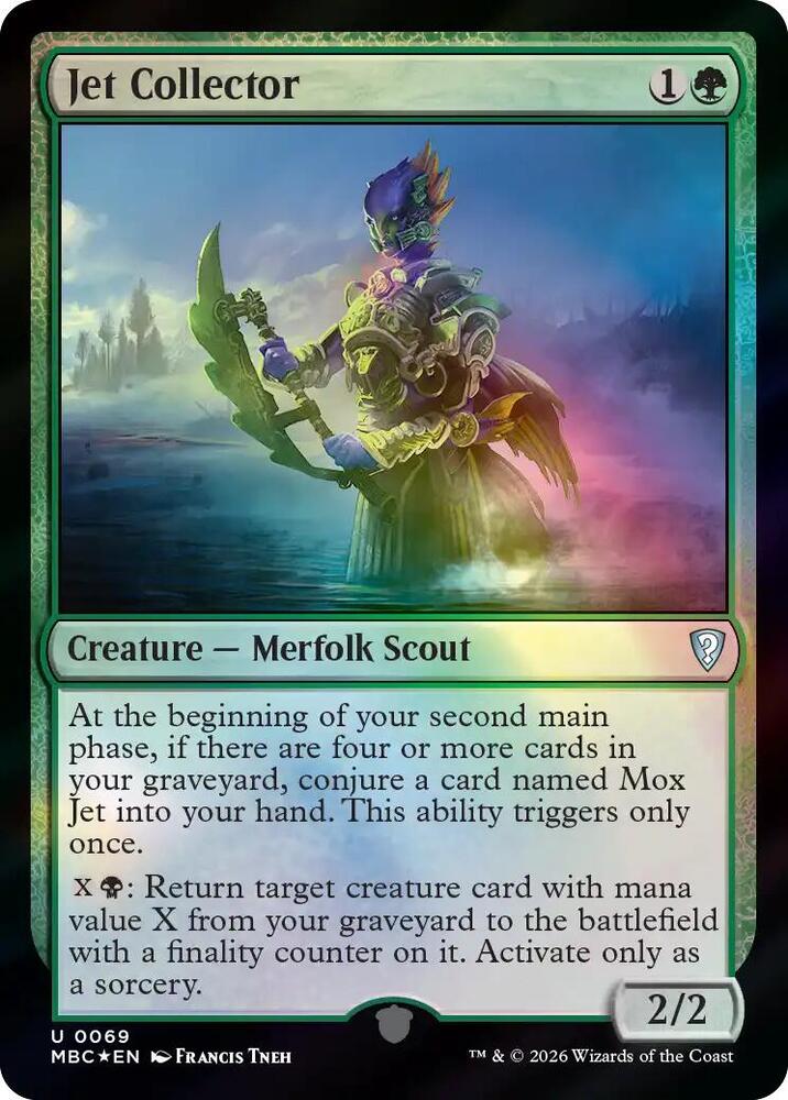 Jet Collector, Mystery Booster Commander Edition card number 69
