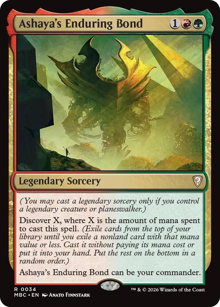 Ashaya's Enduring Bond, Mystery Booster Commander Edition card number 34