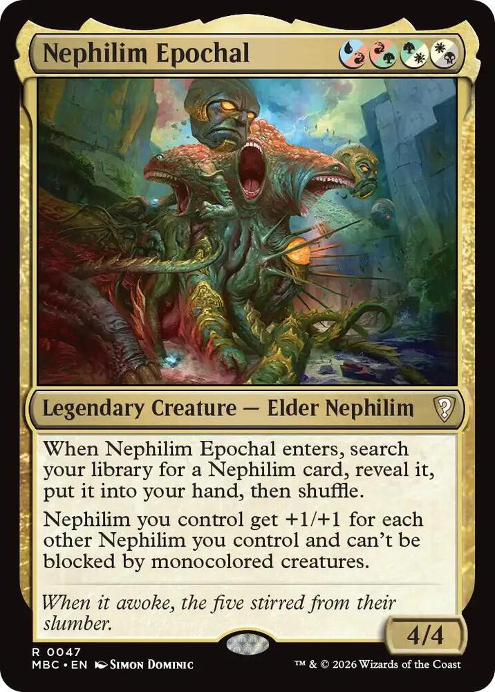 Nephilim Epochal, Mystery Booster Commander Edition card number 47