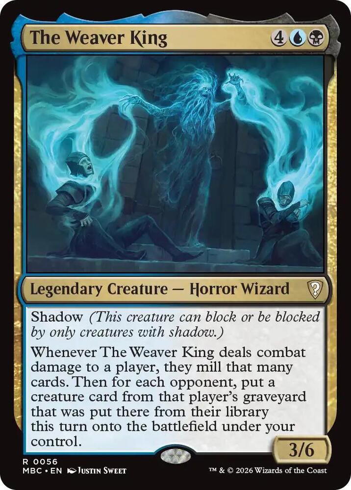 The Weaver King, Mystery Booster Commander Edition card number 56