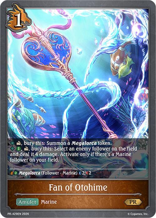 Fan of Otohime (Shadowverse: Evolve Promo Cards) — Shadowverse: Evolve card