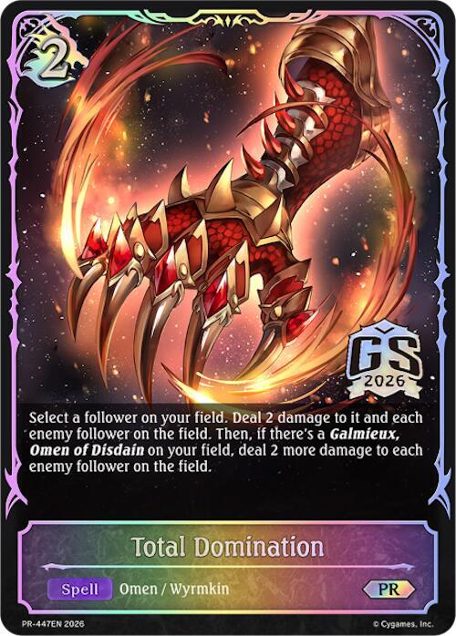 Total Domination (Shadowverse: Evolve Promo Cards) — Shadowverse: Evolve card