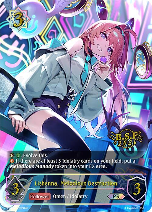 Lishenna, Melodious Destruction - Shadowverse: Evolve Promo Cards