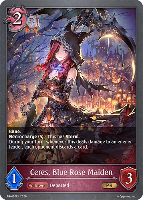 Ceres, Blue Rose Maiden - PR-430EN - Shadowverse: Evolve Promo