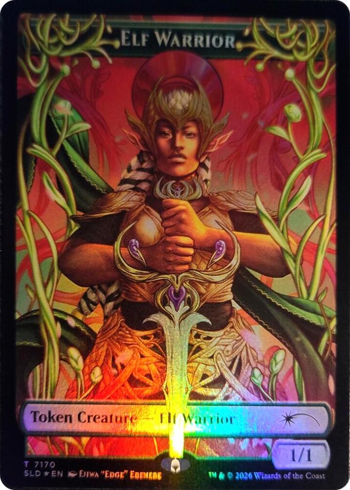 Elf Warrior Token (7170), Secret Lair Drop Series card number 7170