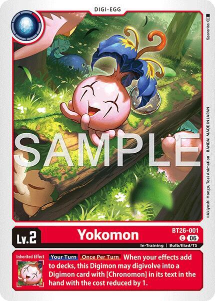 Yokomon, Timeless Bonds card number BT26-001 C