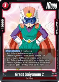 Great Saiyaman 2 - FB11-003 - Dragon Ball Super: Fusion World Brightness of Hope trading card