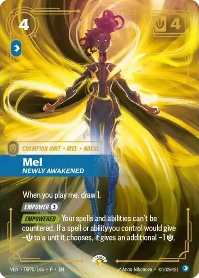 Mel - Newly Awakened Riftbound Organized Play Promotional Cards Epic Riftbound card — value and price
