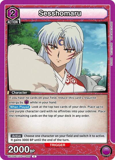 Sesshomaru (005) Union Arena Card