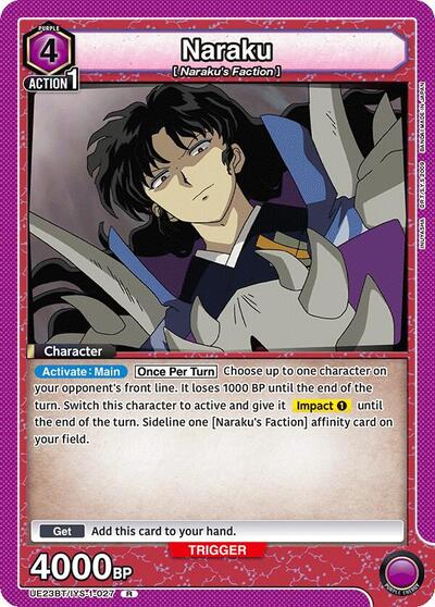 Naraku (027) Union Arena Card