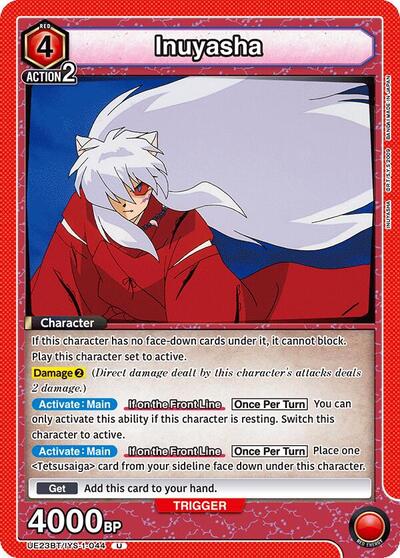 Inuyasha (044) Union Arena Card
