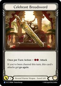 Celebrant Broadsword