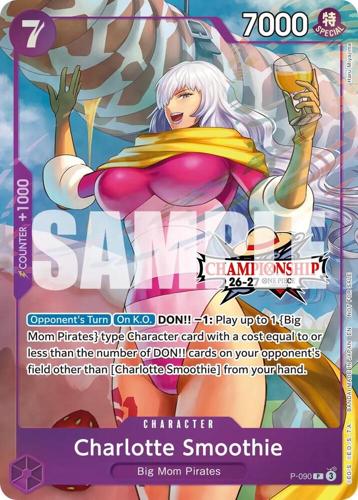 Charlotte Smoothie (CS 26-27 Event Pack) P-090 from One Piece Promotion Cards