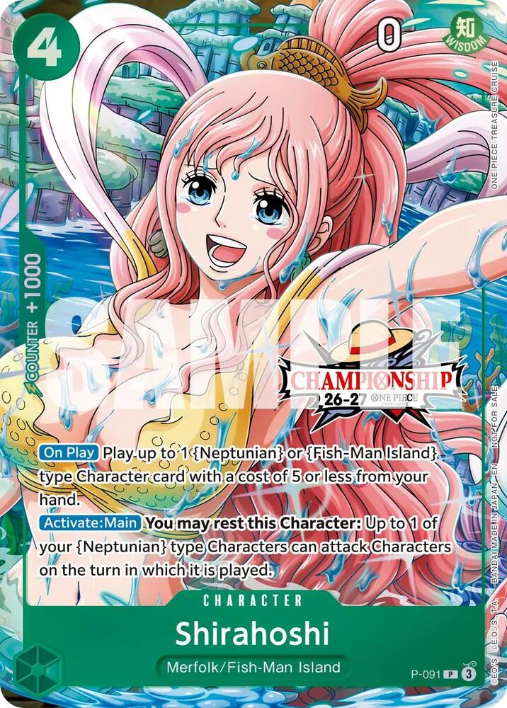 Shirahoshi (CS 26-27 Event Pack) P-091 from One Piece Promotion Cards
