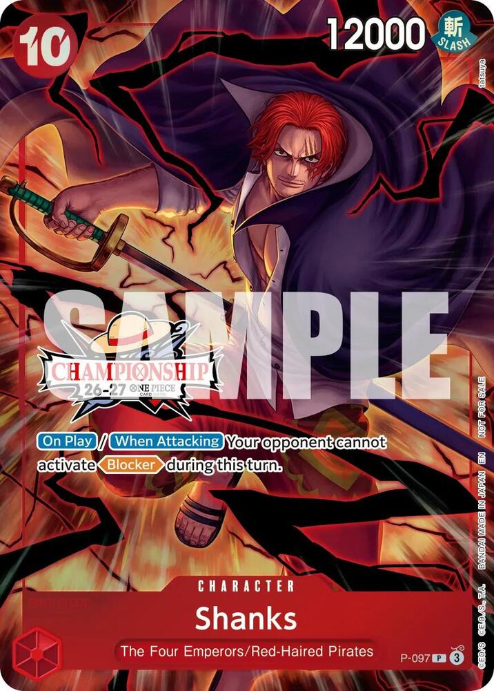 Shanks (CS 26-27 Event Pack) P-097 from One Piece Promotion Cards