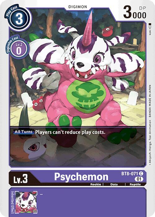 Psychemon, Limited Card Pack -Final Crest- card number BT8-071 C