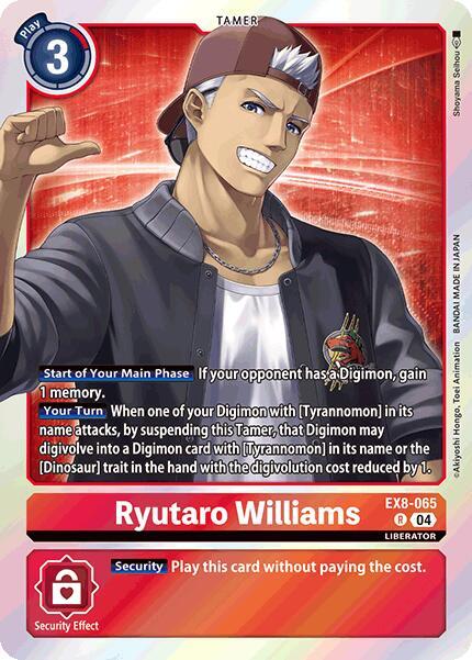 Ryutaro Williams, Limited Card Pack -Final Crest- card number EX8-065 R