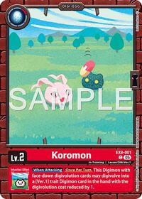 Koromon - Digimon Card Game Limited Card Pack -Final Crest- trading card