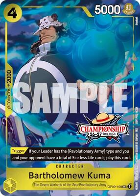 Bartholomew Kuma (CS 26-27 Celebration Pack) OP09-108 – One Piece Promotion Cards (UC)