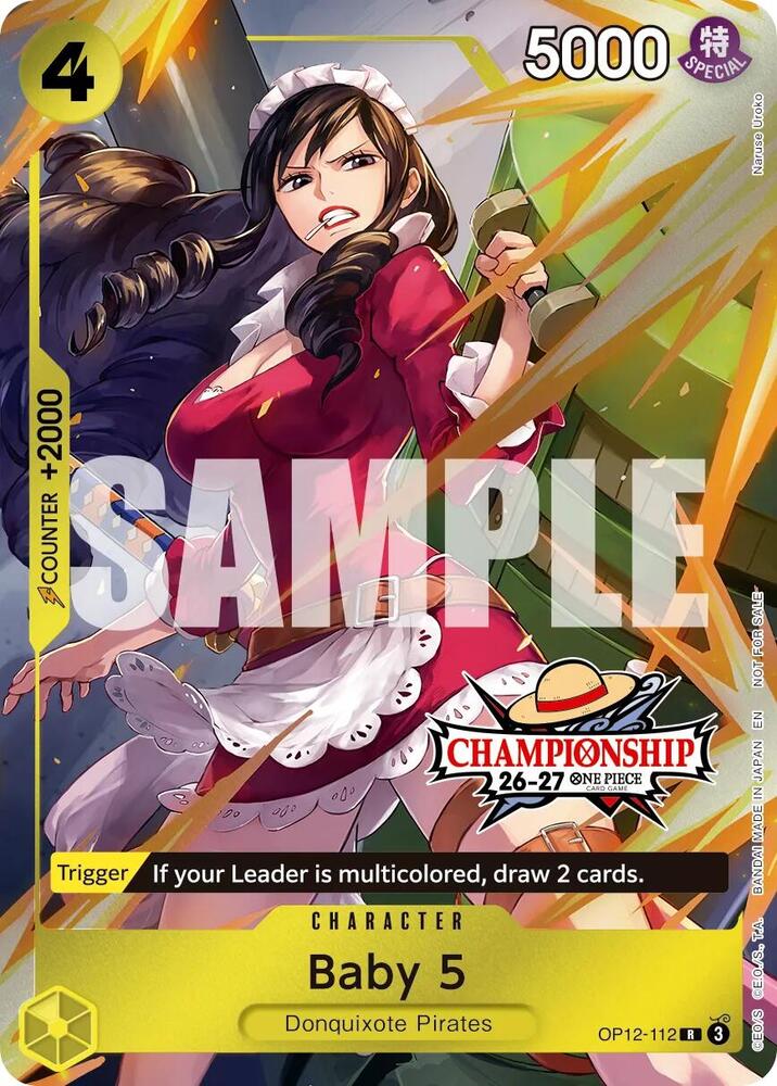 Baby 5 (CS 26-27 Celebration Pack) OP12-112 from One Piece Promotion Cards