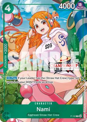 Nami (CS 26-27 Celebration Pack) P-102 – One Piece Promotion Cards (PR)