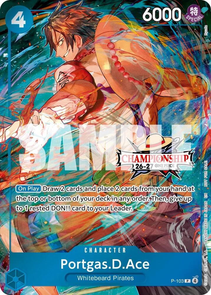 Portgas.D.Ace (CS 26-27 Celebration Pack) P-103 from One Piece Promotion Cards