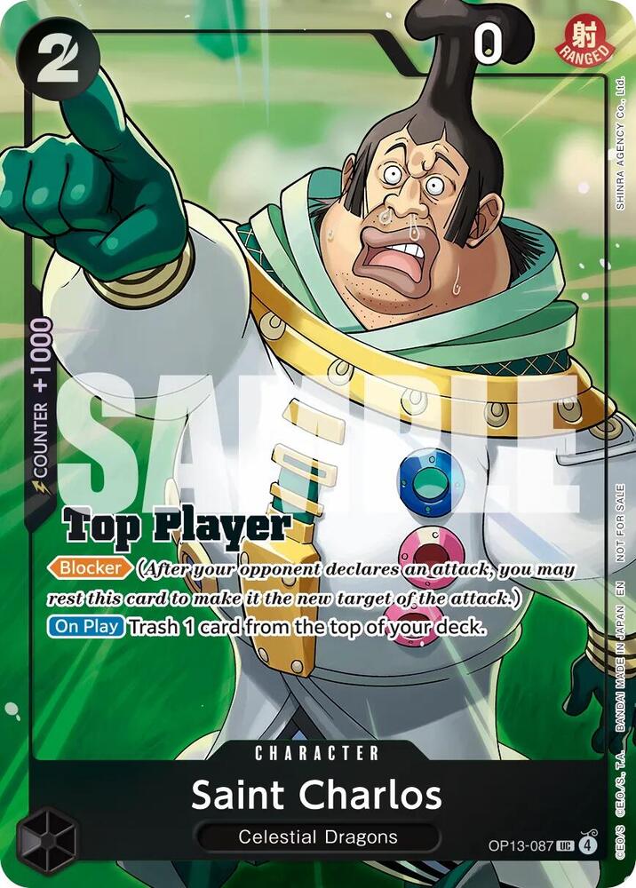 Saint Charlos (CS 26-27 Top Player Pack Vol. 1) OP13-087 from One Piece Promotion Cards