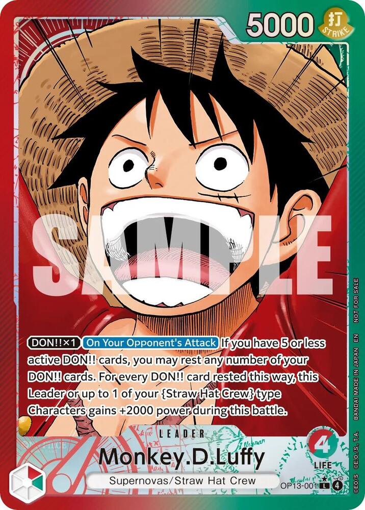 Monkey.D.Luffy (OP13-001) (Jumbo) OP13-001 from One Piece Promotion Cards