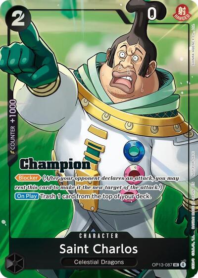 Saint Charlos (Winner Card Set Vol. 1) OP13-087 One Piece card