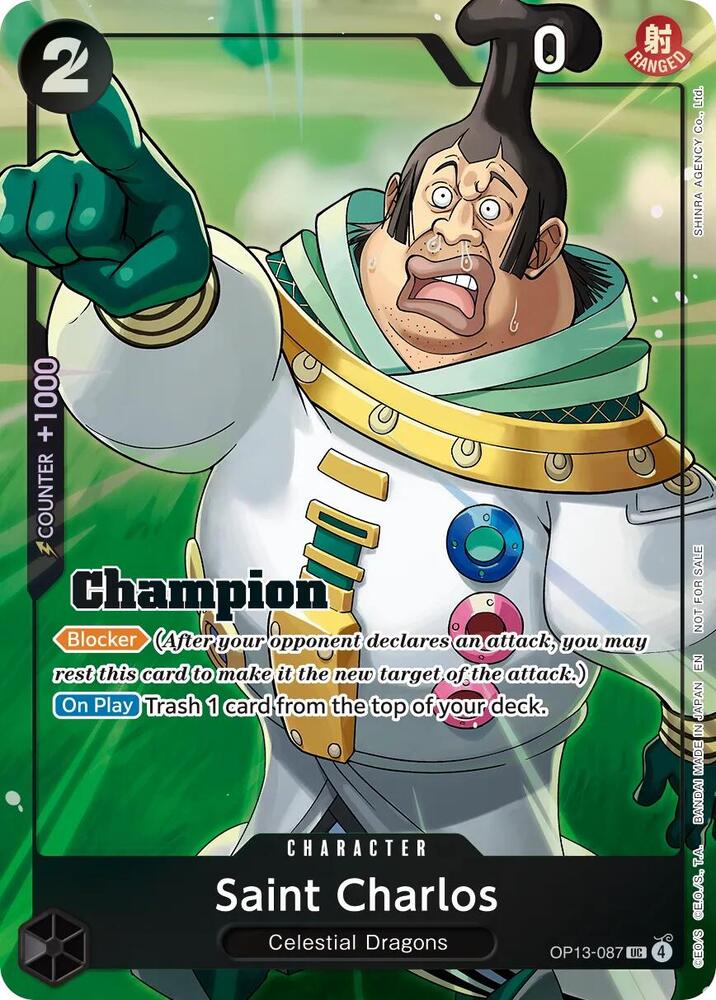 Saint Charlos (Winner Card Set Vol. 1) OP13-087 from One Piece Promotion Cards
