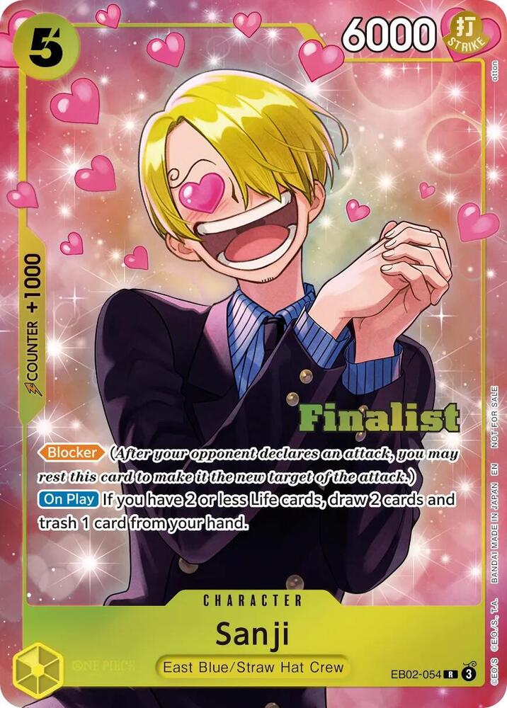 Sanji (CS 26-27 Finalist Card Set Vol. 1) EB04-052 from One Piece Promotion Cards