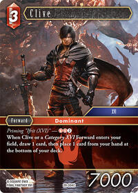 Clive - Final Fantasy TCG Blissful Eternity trading card