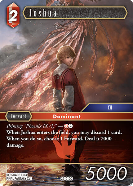 Joshua (Blissful Eternity) — Final Fantasy TCG card