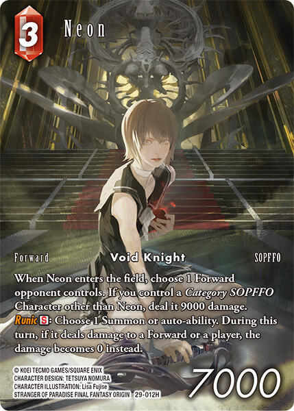 Neon (Blissful Eternity) — Final Fantasy TCG card