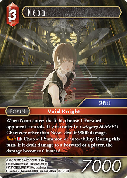 Neon (Blissful Eternity) — Final Fantasy TCG card