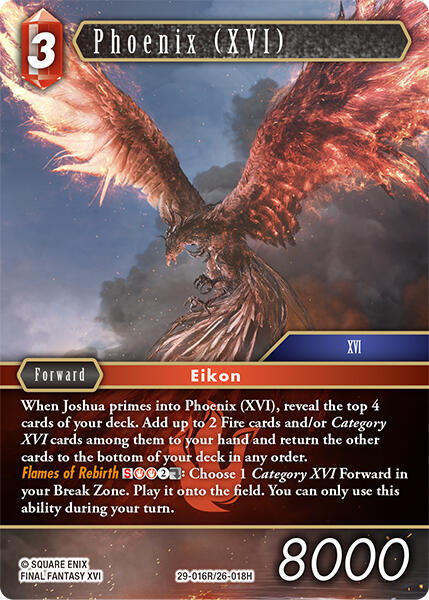 Phoenix (XVI) - Blissful Eternity - Final Fantasy TCG - TCGplayer.com