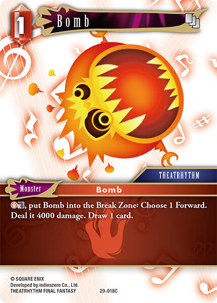 Bomb (Blissful Eternity) — Final Fantasy TCG card
