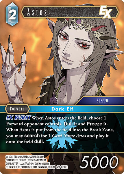 Astos EX (Blissful Eternity) — Final Fantasy TCG card