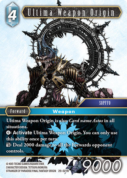 Ultima Weapon Origin (Blissful Eternity) — Final Fantasy TCG card