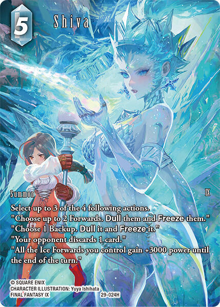 Shiva (Blissful Eternity) — Final Fantasy TCG card