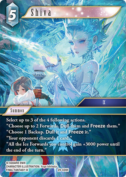 Shiva (Blissful Eternity) — Final Fantasy TCG card