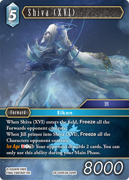 Shiva (XVI) - Blissful Eternity - Final Fantasy TCG - TCGplayer.com