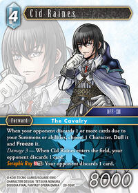 Cid Raines - Final Fantasy TCG Blissful Eternity trading card
